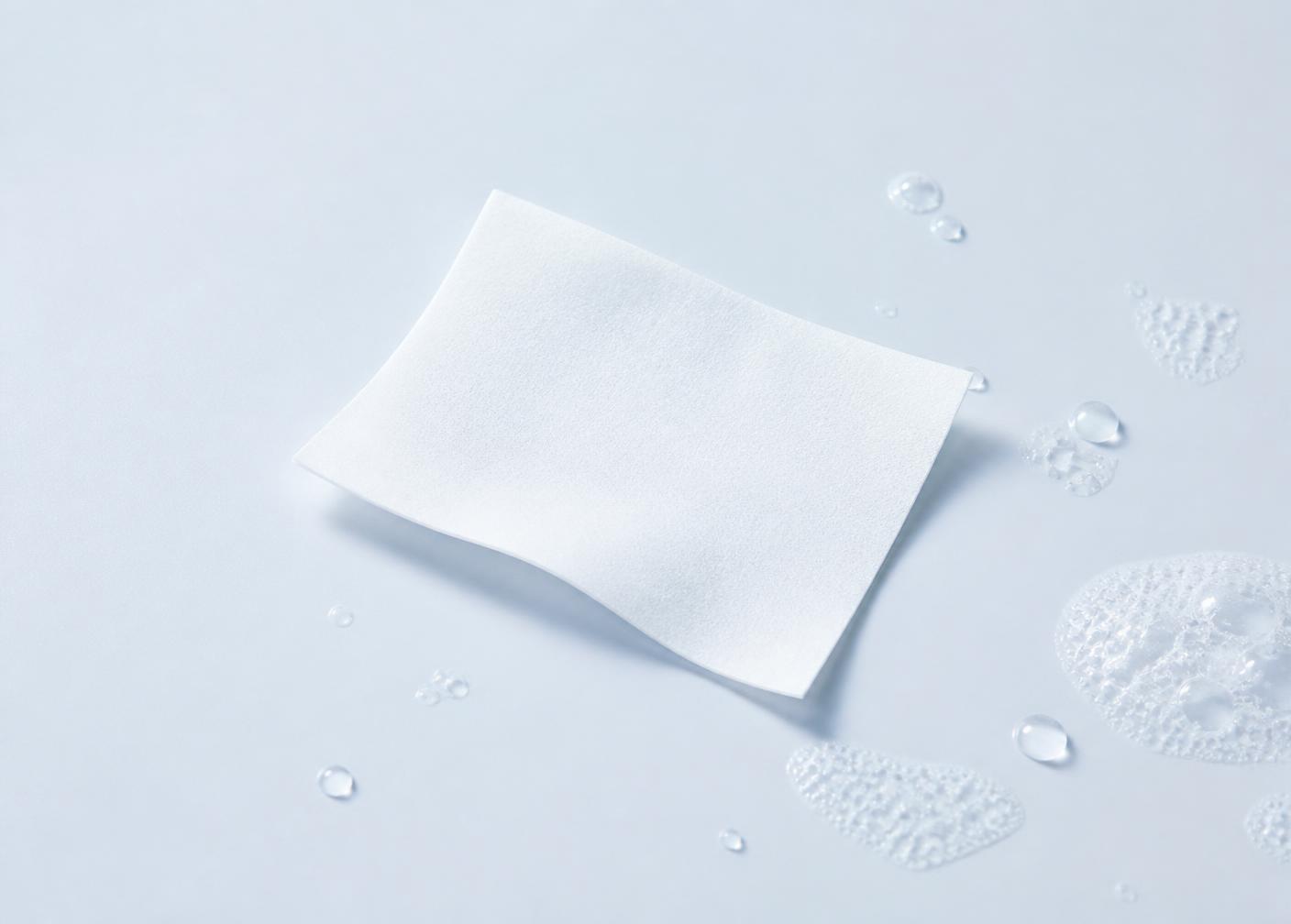 A single Washeez laundry detergent sheet